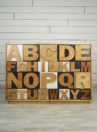 Комод Alphabeto Birch 10 ящиков (AL-01/2ETG/4) в Петрозаводске - изображение