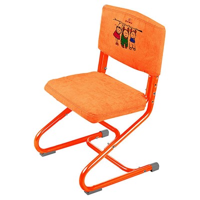 Чехол для стула СУТ 01-01 Оранжевый, Замша в Петрозаводске - изображение