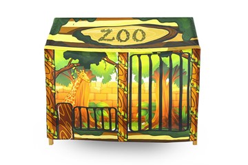 Игровая накидка для кровати-домика Svogen «Зоопарк» в Петрозаводске