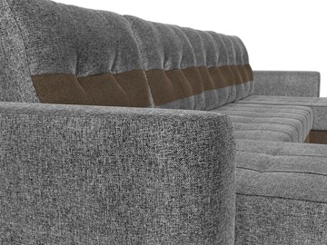 П-образный диван Честер, Серый/коричневый (рогожка) в Петрозаводске - предосмотр 3