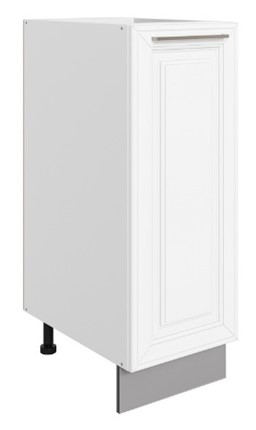 Шкаф рабочий Мишель L300 (1 дв. гл.) эмаль (белый/белый) в Петрозаводске - изображение
