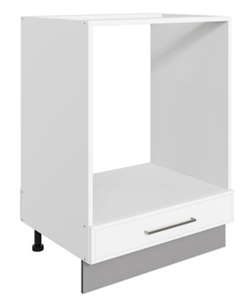 Шкаф рабочий Мишель под духовку L600 (1 ящ.) эмаль (белый/белый) в Петрозаводске - изображение