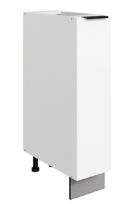 Тумба кухонная Стоун L200 (1 дв.гл.) (белый/джелато софттач) в Петрозаводске - предосмотр