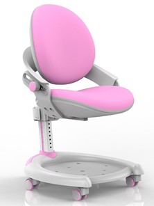 Кресло Mealux ZMAX-15 Plus, Y-710 PN, белый металл, обивка розовая однотонная в Петрозаводске - предосмотр