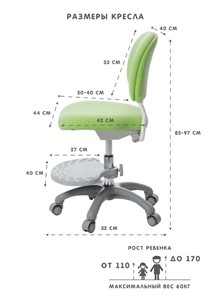 Растущее кресло Holto-15 зеленое в Петрозаводске - предосмотр 3