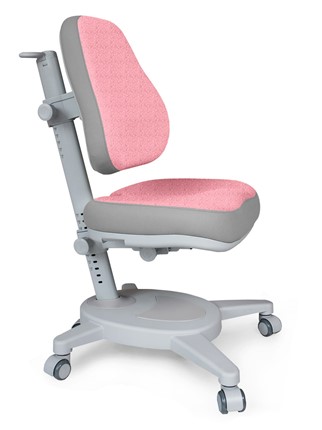 Растущее кресло Mealux Onyx (Y-110) G + DPG  - серое + чехол розовый с серыми вставками в Петрозаводске - изображение