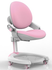 Кресло растущее Mealux ZMAX-15 Plus, Y-710 PN Light, белый металл, обивка светло-розовая однотонная в Петрозаводске