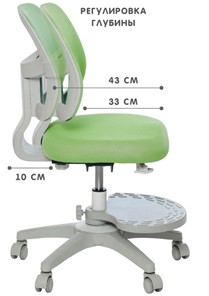 Кресло детское Holto-22 зеленое в Петрозаводске - предосмотр 3