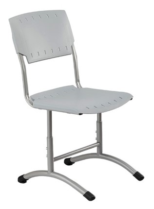 Детский стул регулируемый Отличник.3 5-7, Серый RAL 7040/Светло-серый в Петрозаводске - изображение