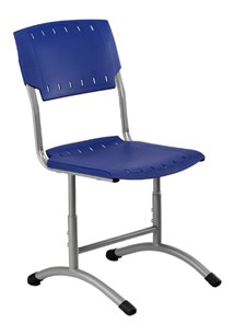 Детский стул регулируемый Отличник.3 5-7, Синий RAL 5002/Светло-серый в Петрозаводске - предосмотр