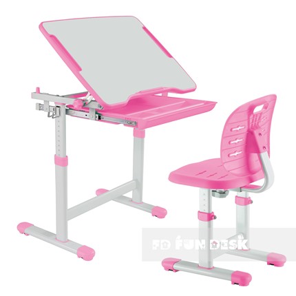 Растущая парта + стул Piccolino III Pink в Петрозаводске - изображение