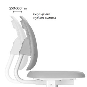 Парта растущая и стул Piccolino III Grey в Петрозаводске - предосмотр 1