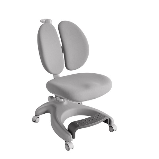 Комплект парта + кресло Nerine Grey +  Solerte Grey + чехол для кресла в подарок! в Петрозаводске - изображение 4