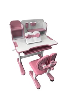 Стол растущий и стул Vivo Pink FUNDESK в Петрозаводске - предосмотр 2