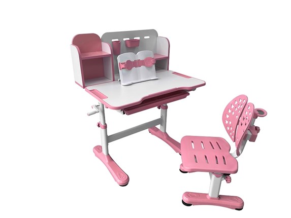 Стол растущий и стул Vivo Pink FUNDESK в Петрозаводске - изображение