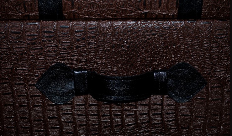 Банкетка "Аллигатор" коричневый, иск. кожа в Петрозаводске - изображение 4