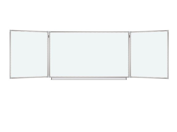 Магнитная доска для рисования BRAUBERG 100х150/300 см, 3-х элементная в Петрозаводске - изображение