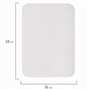 Доска магнитная на холодильник BRAUBERG, 58х36 см с маркером, магнитом и салфеткой в Петрозаводске - предосмотр 8