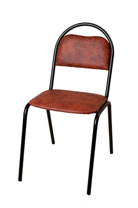 Офисный стул Стандарт СРП-033 Эмаль коричневый кожзам в Петрозаводске - изображение